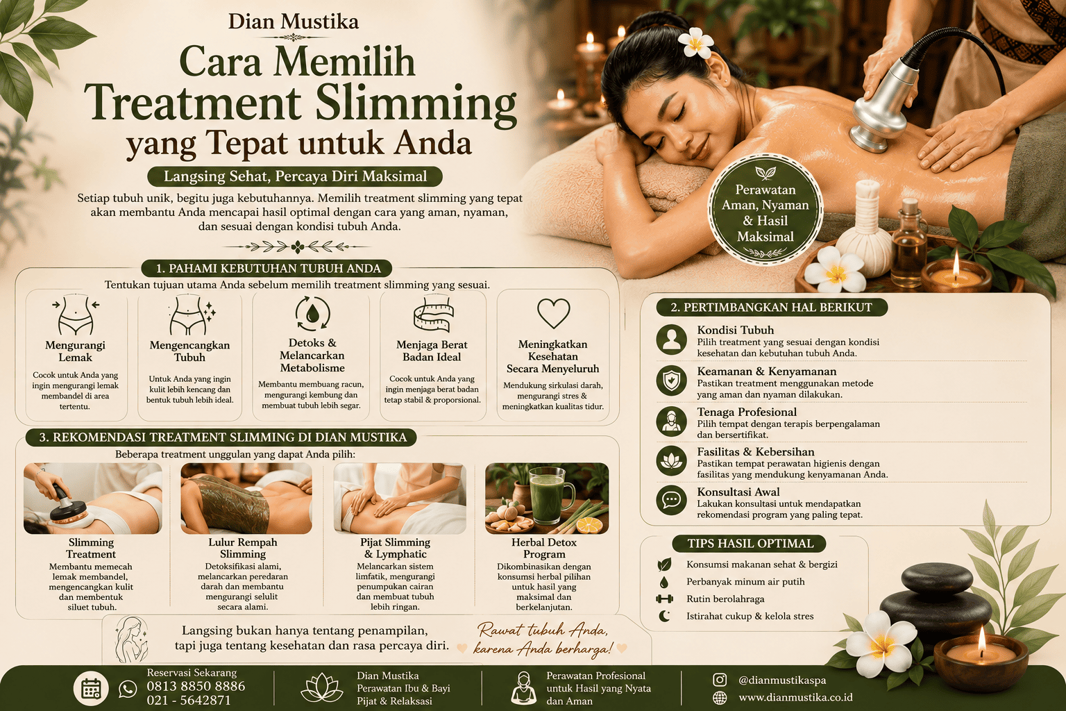 Slimming Body: Perawatan Tubuh untuk Membantu Membentuk dan Merawat Siluet Tubuh