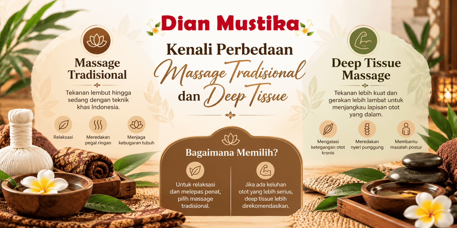 Kenali Perbedaan Massage Tradisional dan Deep Tissue