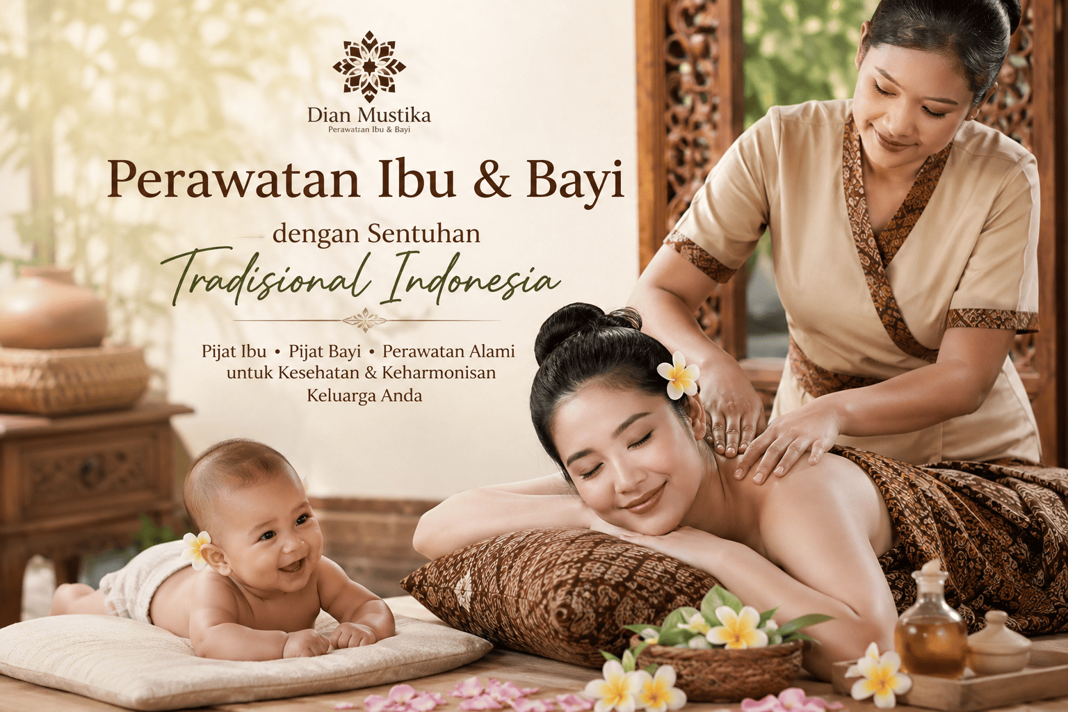 Suasana perawatan Dian Mustika